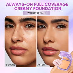 MINIMELI creamy texture close-up demonstrating smooth blendability and coverage