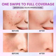 MINIMELI cream-to-liquid texture swirl demonstrating smooth blendability benefit