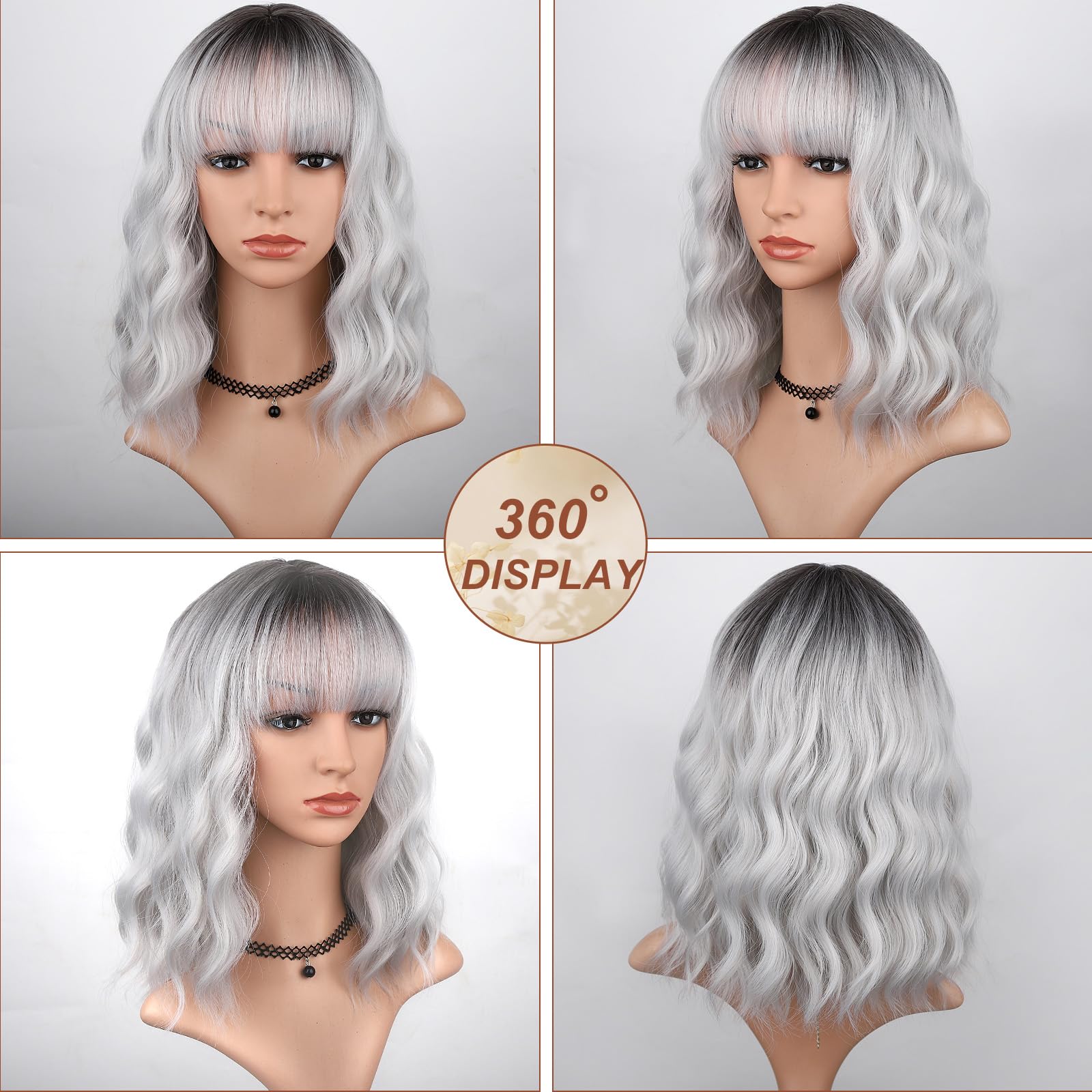 MINLEE close-up of wavy synthetic texture for realistic movement benefit
