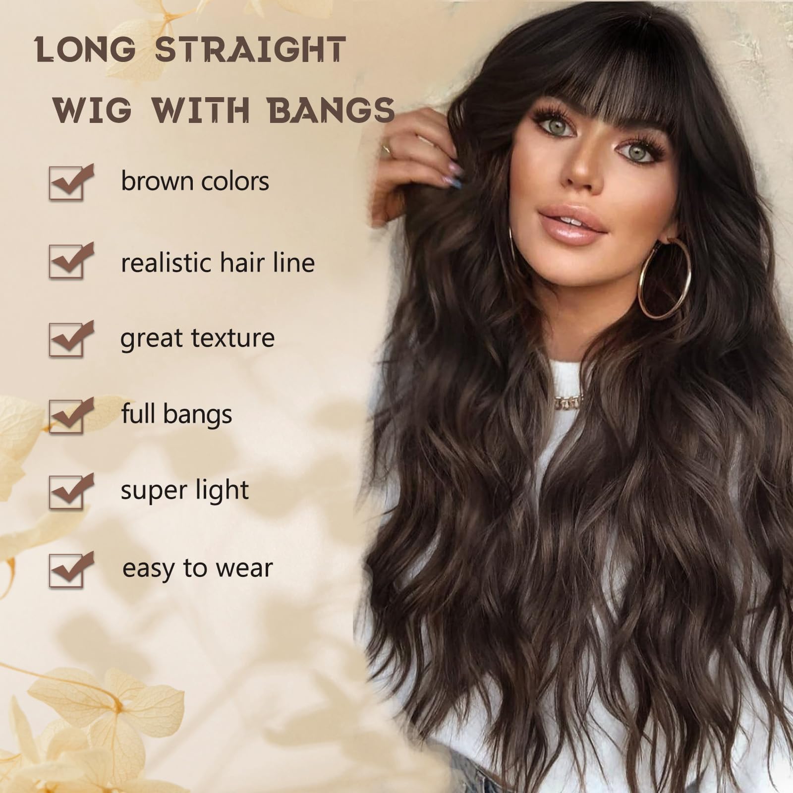 MINSEEYOO side profile displaying long wavy length and soft movement benefit