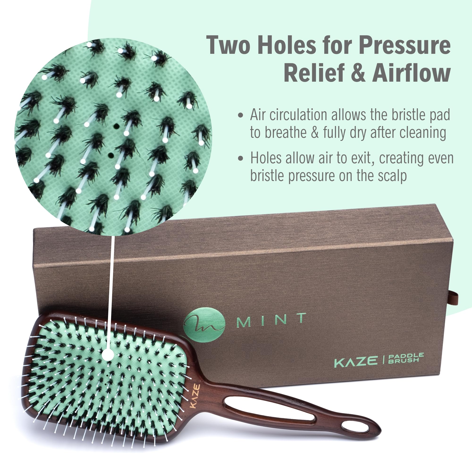 MINT Kaze held in hand demonstrating acupressure comfort and control