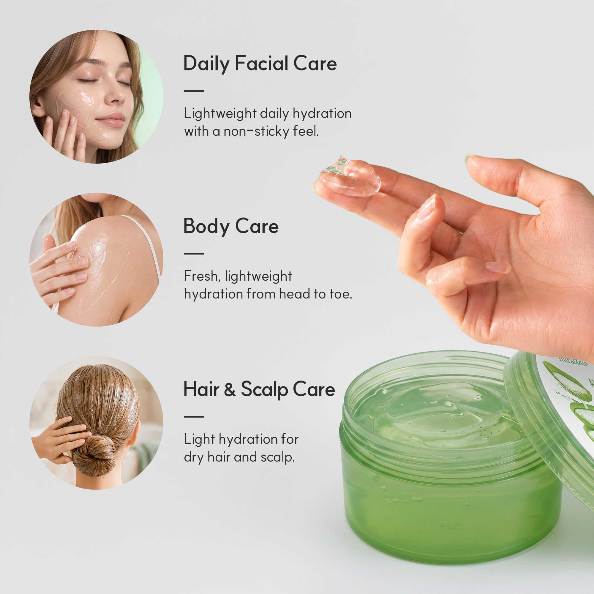 MIRACLAIR close-up pump dispensing gel for precise, mess-free use
