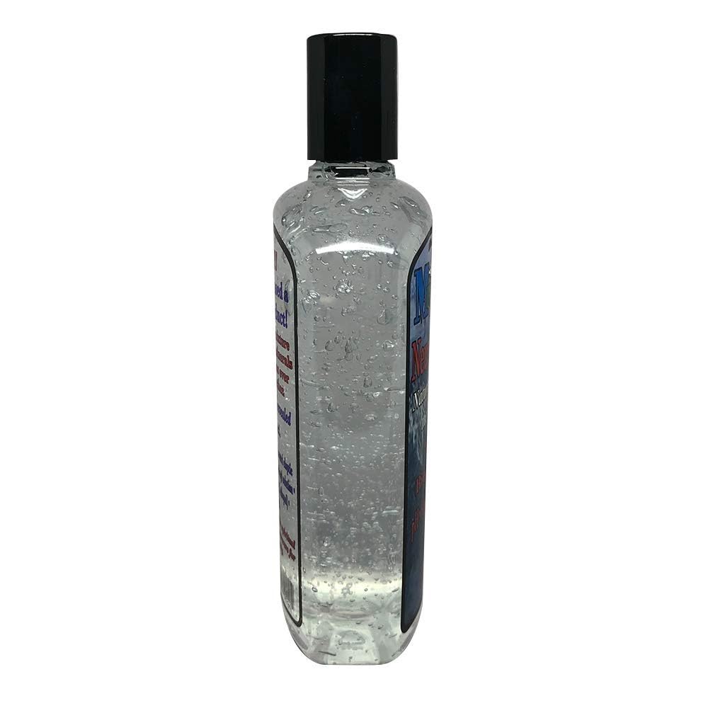 Applying Miracle II gel to forearm showing gentle application and pore support