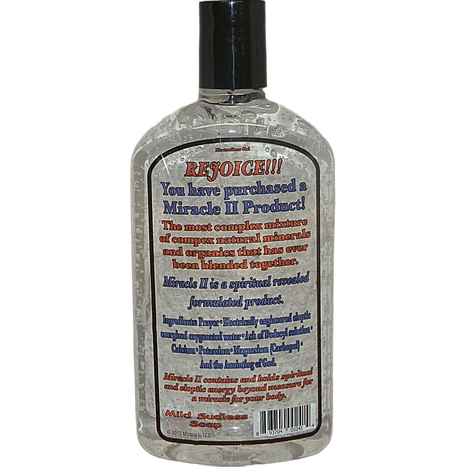 Miracle II gel close-up texture highlighting lightweight non-greasy consistency