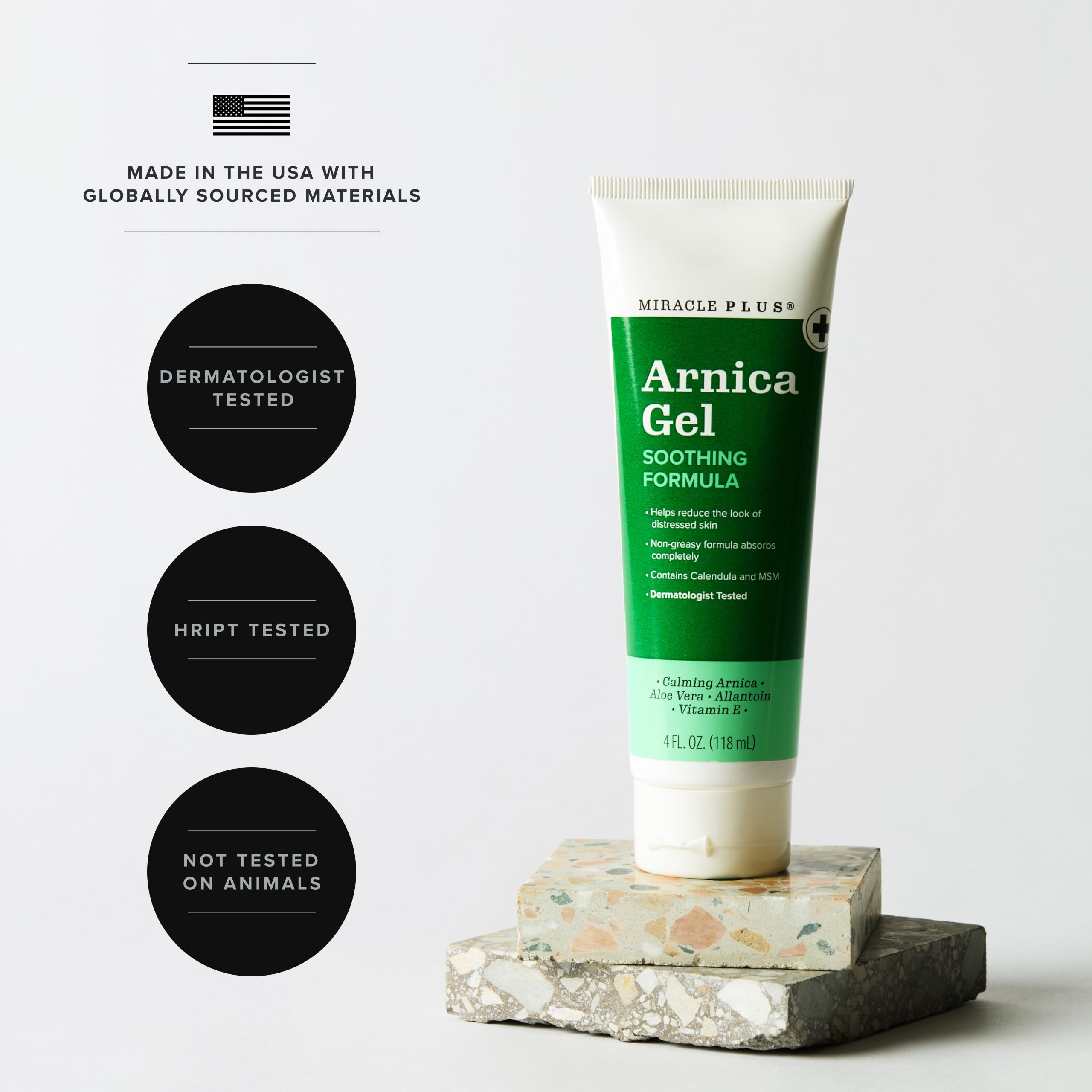 Miracle Plus cream texture close-up illustrating moisturizing finish