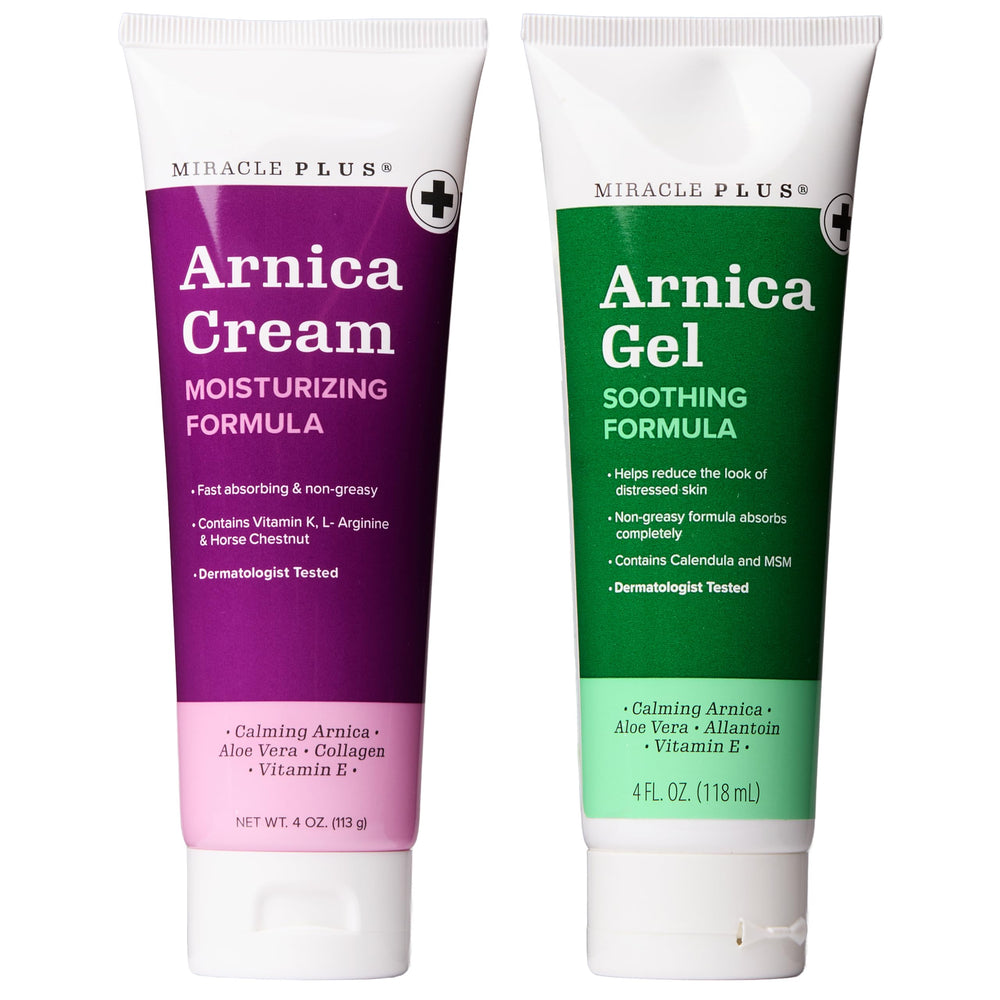 Miracle Plus front packaging showing both cream and gel for relief