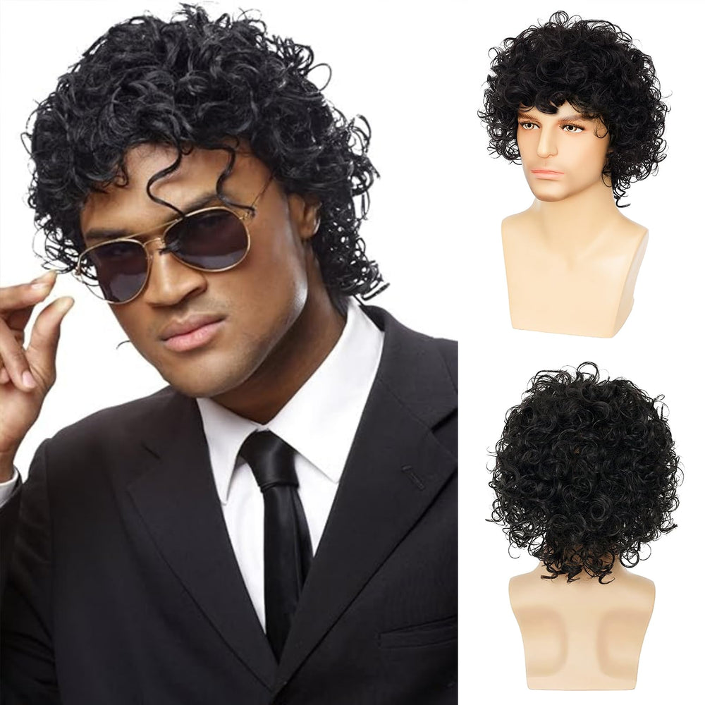 Miradin front view short curly wig showing full shape and bold style