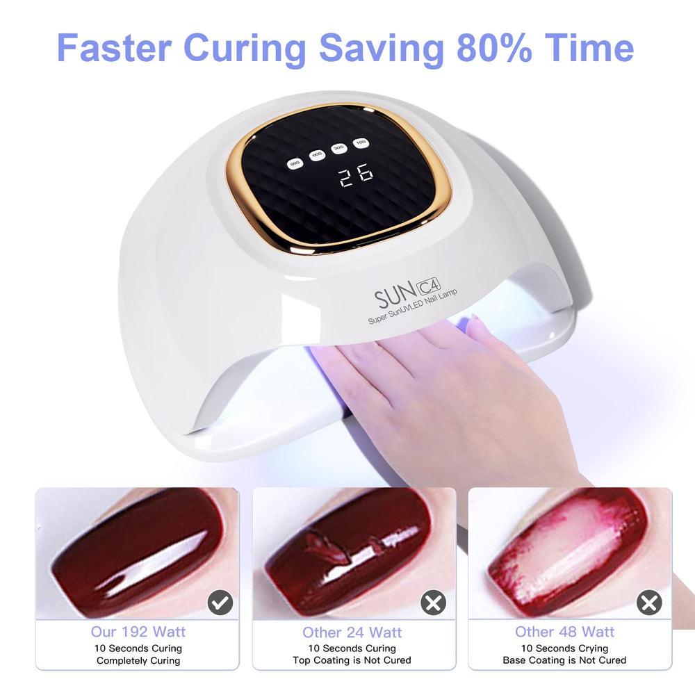 MIRAGE LAYON curing two hands simultaneously for faster service benefit