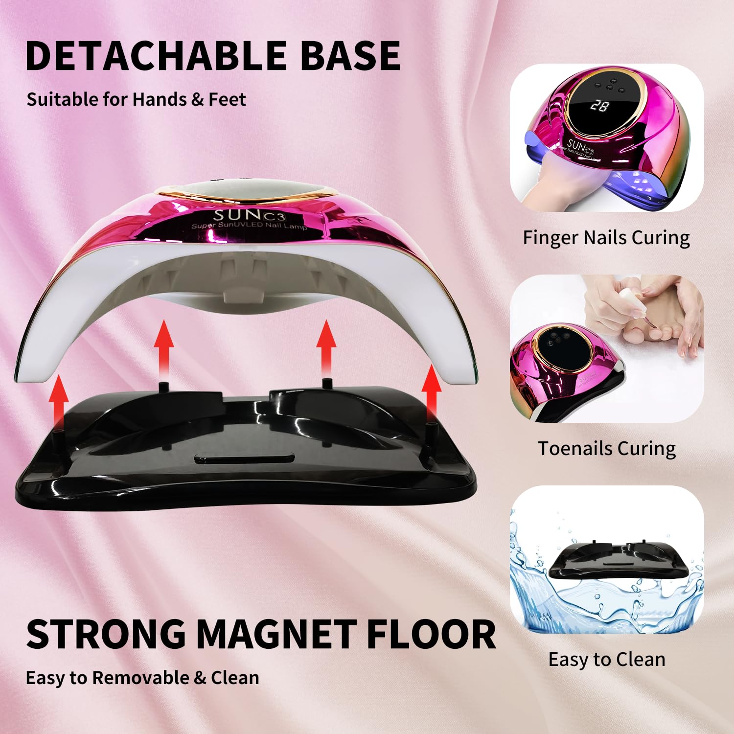 MIRAGE LAYON infrared sensor activation with hand entering for hands-free use