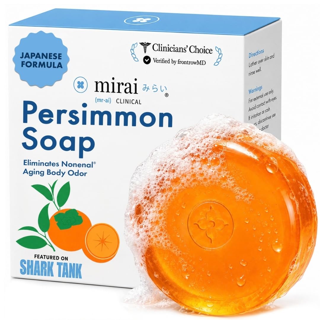 Mirai front packaging showing deodorizing soap benefits