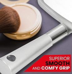 MIRRORVANA reflective surface detail showing crisp clarity for precise hair and makeup work