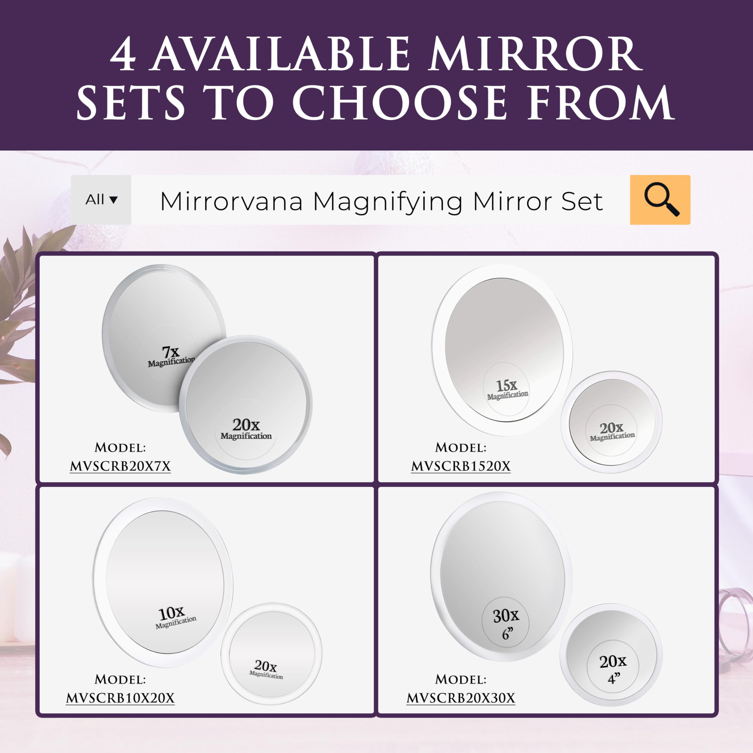 MIRRORVANA mirror held in hand for scale showing travel-friendly size