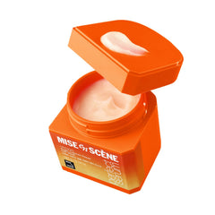 Mise En Scene front packaging showing argan oil mask and benefits