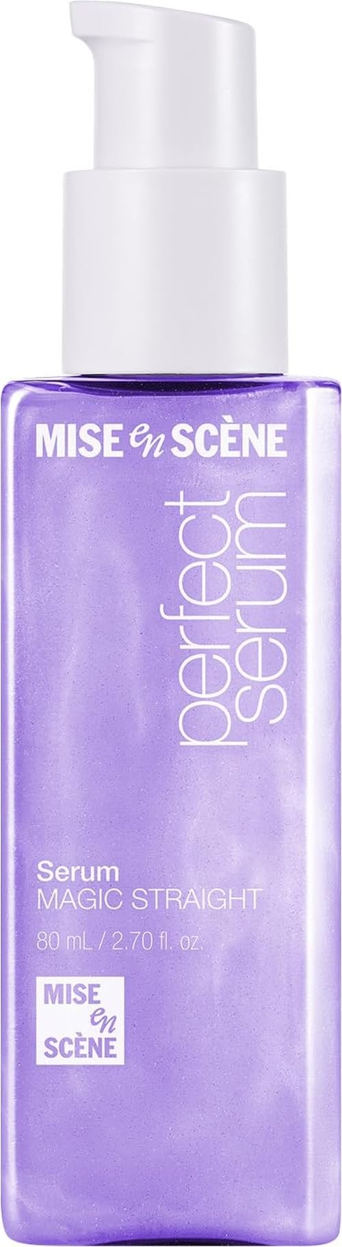 Mise En Scene front pump bottle showing packaging and easy dispensing benefit