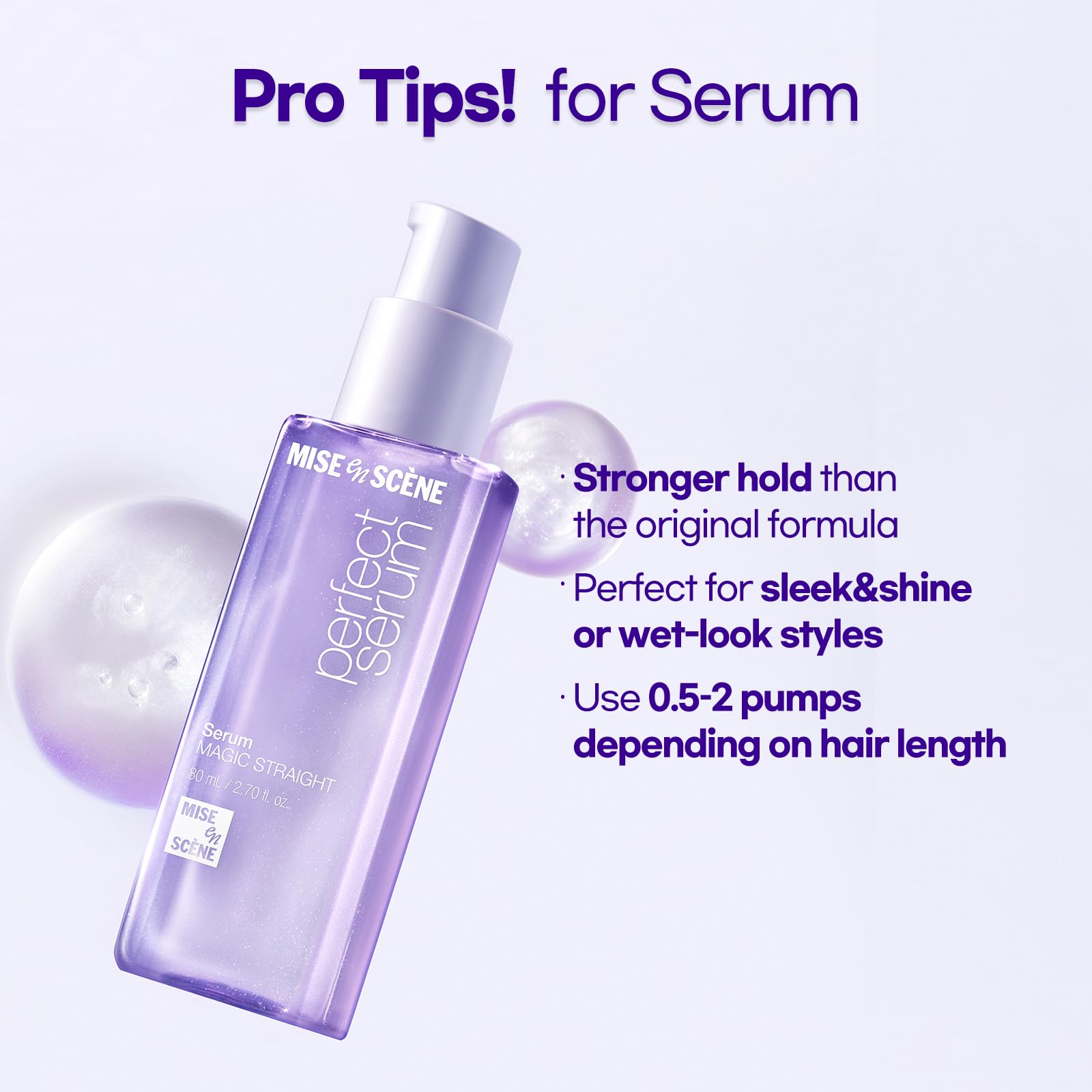 Mise En Scene in salon setting used by stylist for professional-looking results