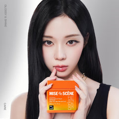 Mise En Scene open jar revealing argan capsule texture for targeted repair