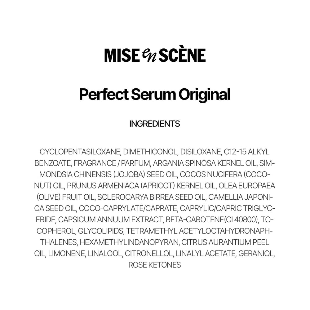 Mise En Scene serum on bathroom vanity as lifestyle shot for daily routine