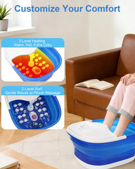 Misiki foot spa wireless remote and control panel for convenient hands-free adjustments