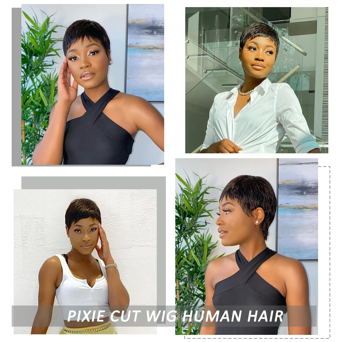 MISNEY close-up of human hair texture showing smooth strands and styling flexibility