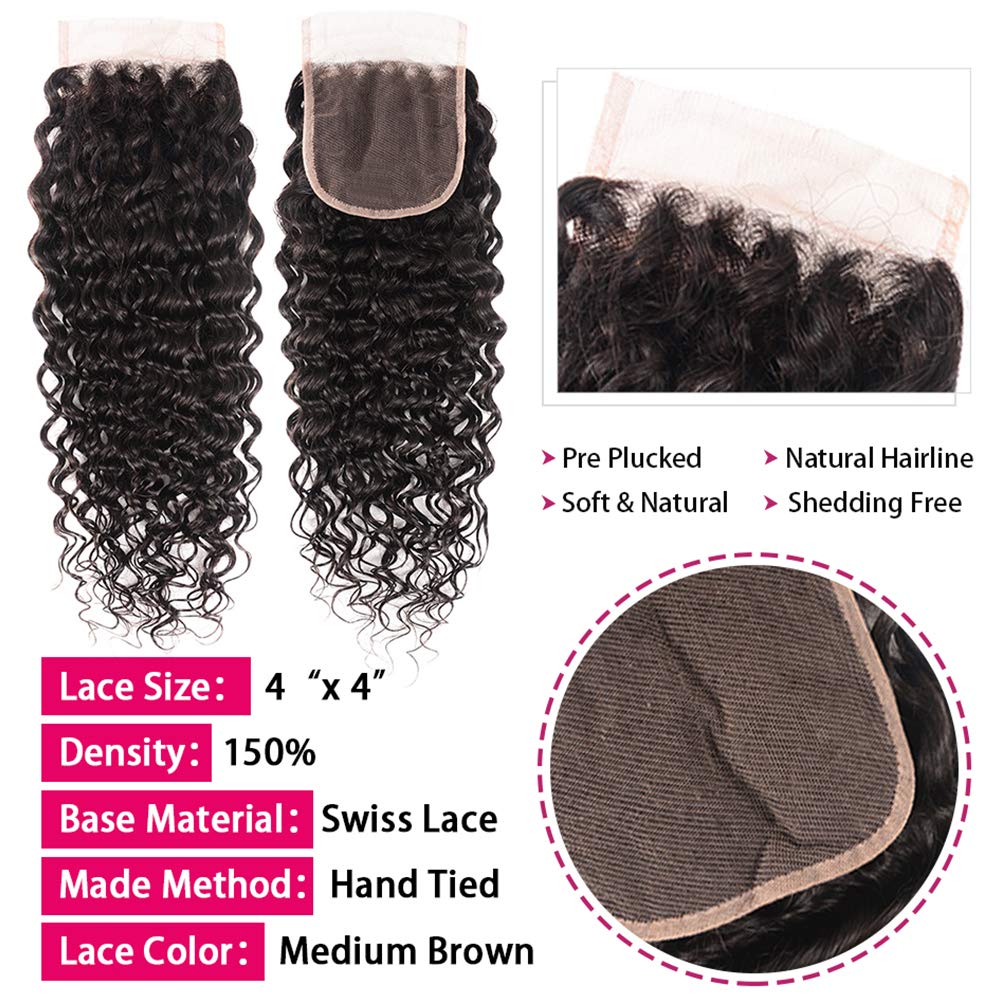 Miss GAGA 4x4 lace closure edge detail for realistic hairline