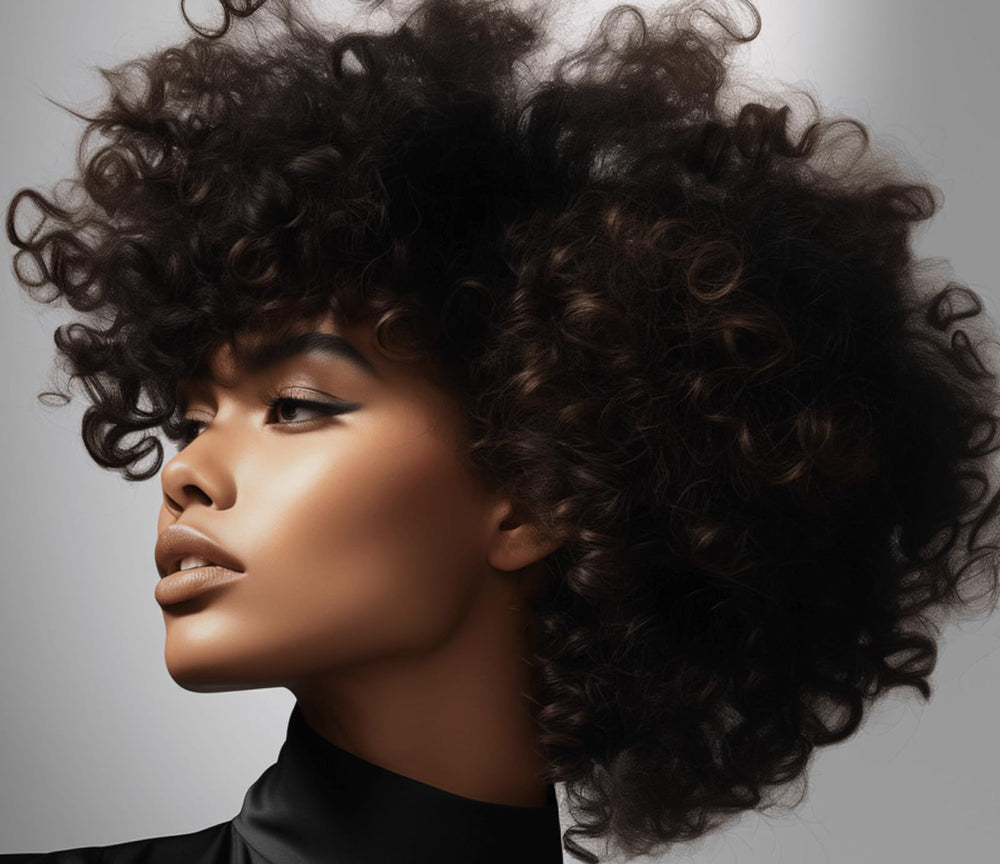 Side-by-side before and after using Miss Jessie's showing reduced shrinkage