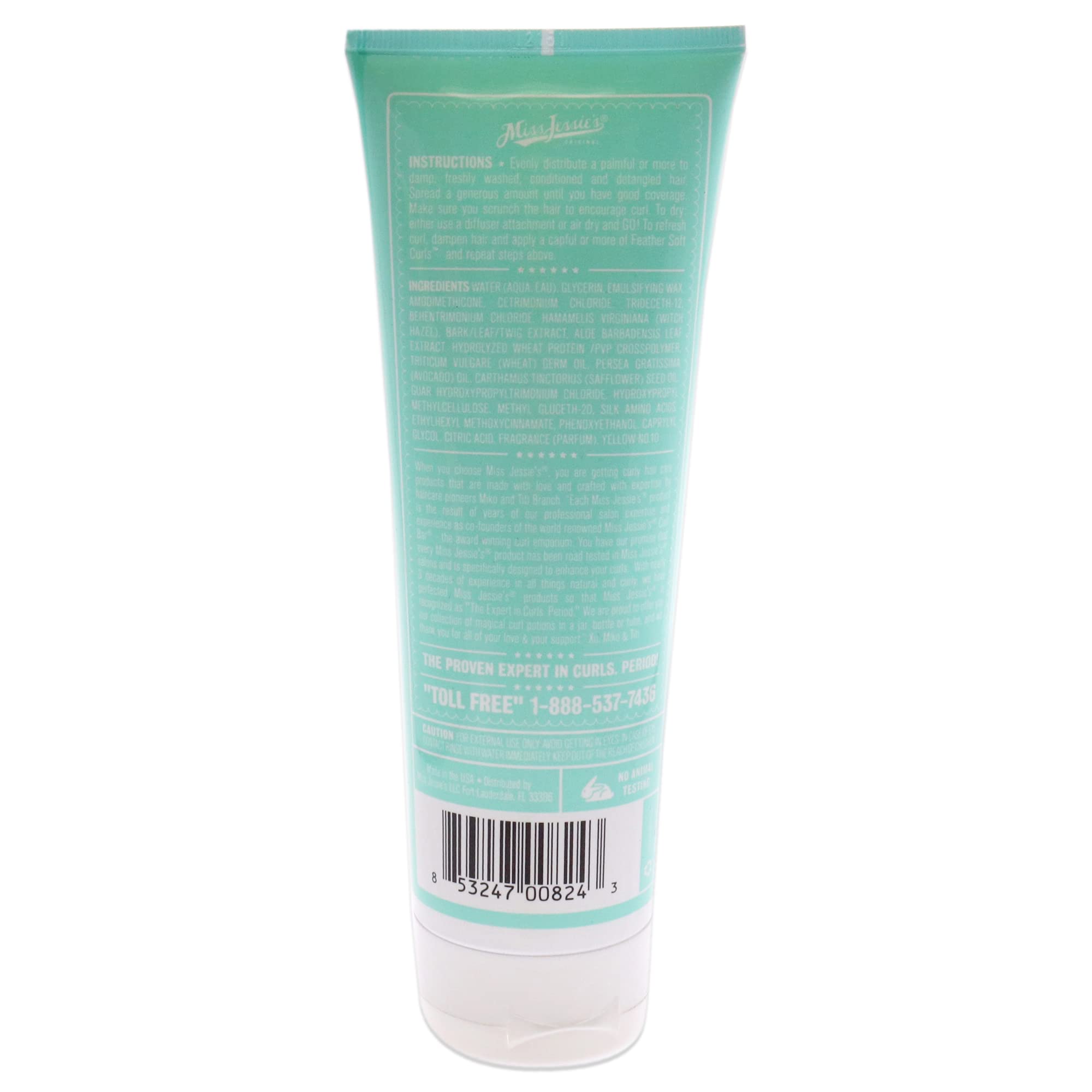 Miss Jessie's lotion texture on hand demonstrating smooth spread and soft finish