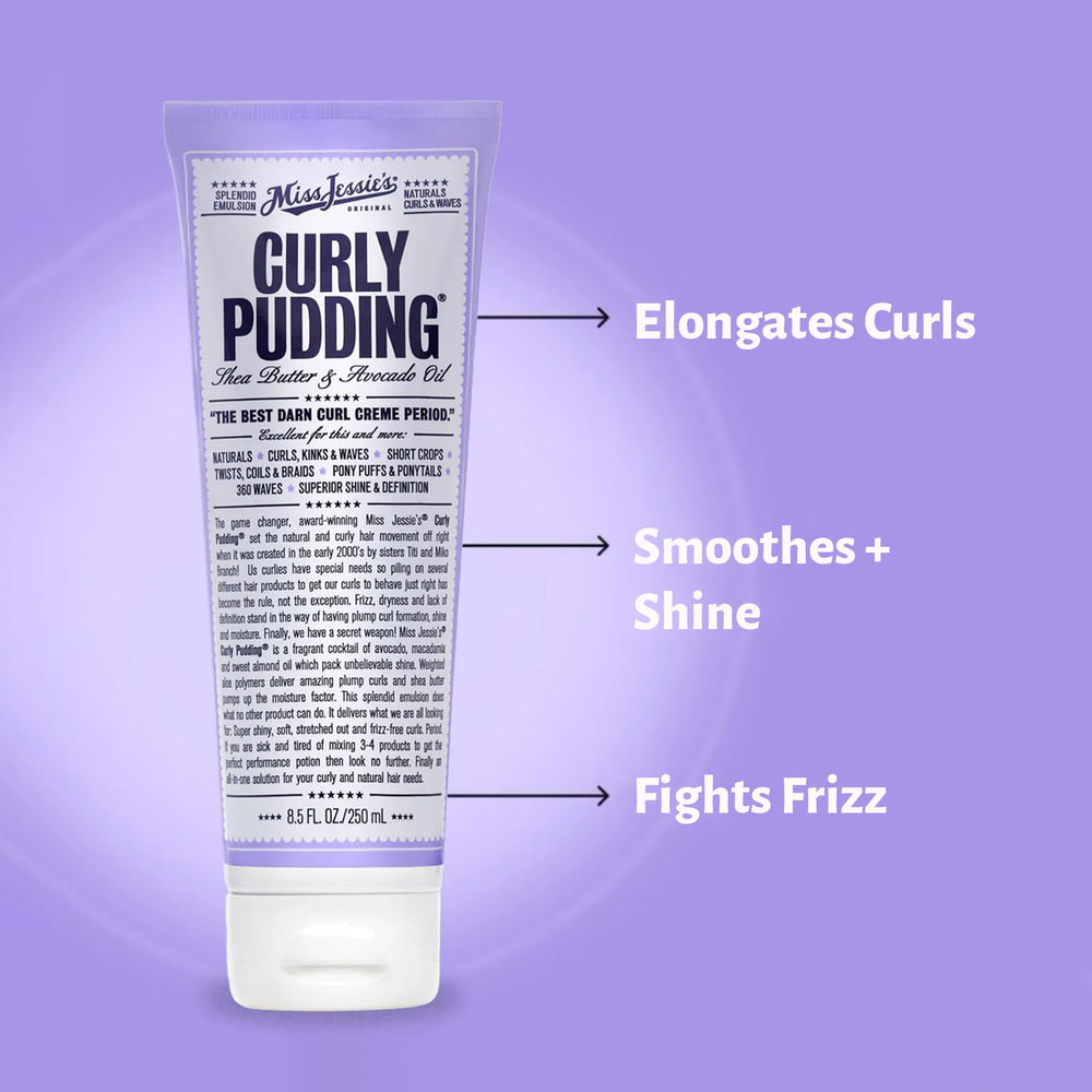 Miss Jessie's jar opened revealing creamy pudding texture and easy glide