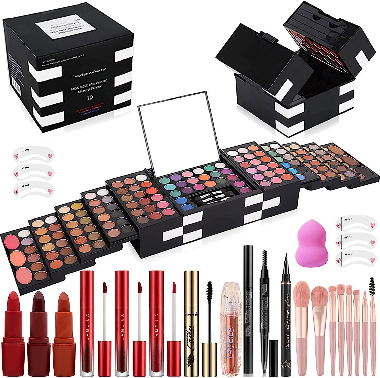 MISS ROSE M open palette showing 148 colors for versatile looks