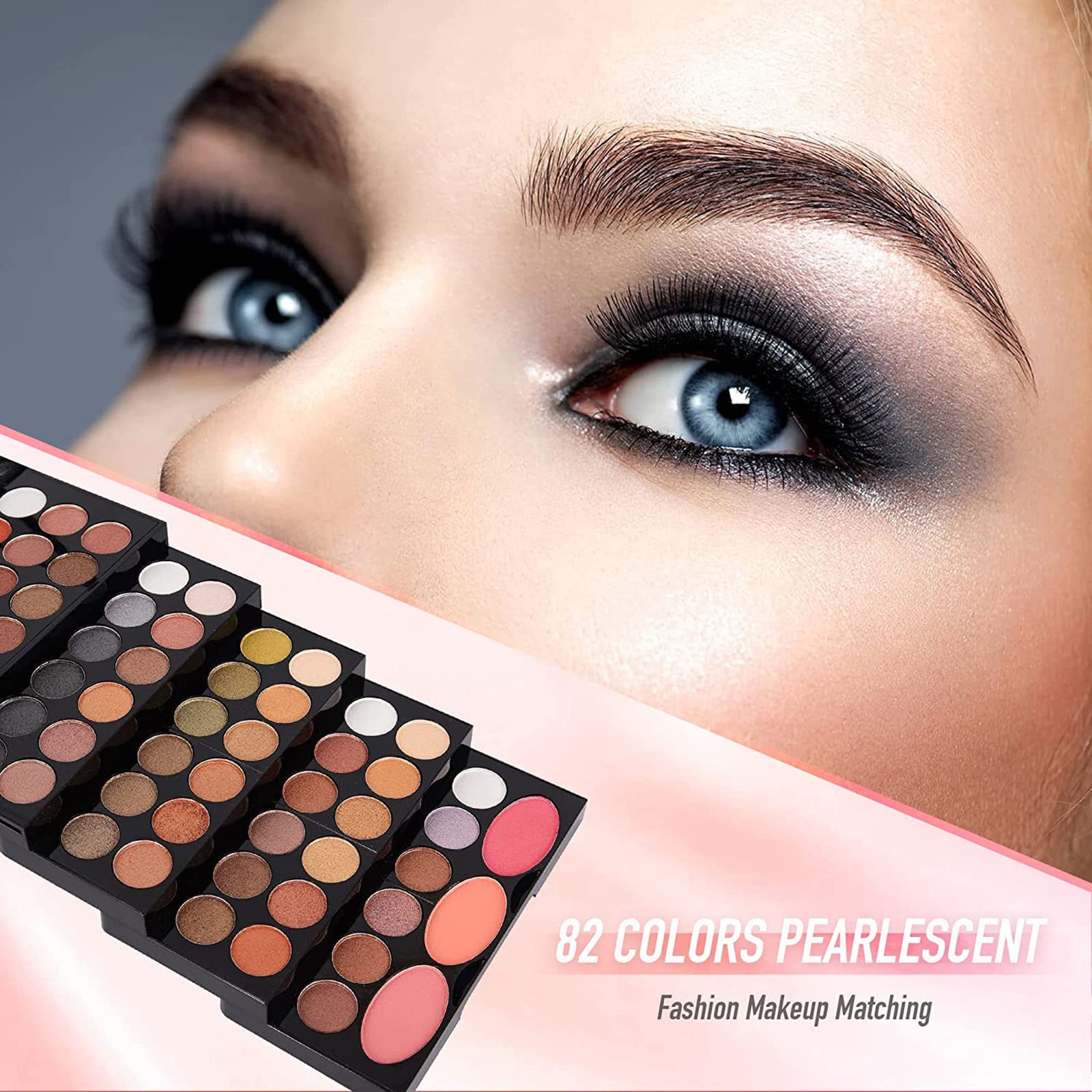 MISS ROSE M stickers, sponge and concealer organized for quick touch-ups