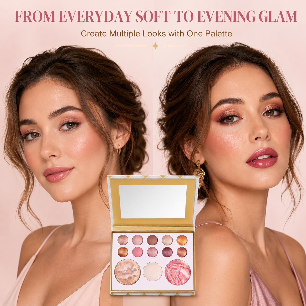 Miss Rõse palette in hand to show compact travel‑friendly scale