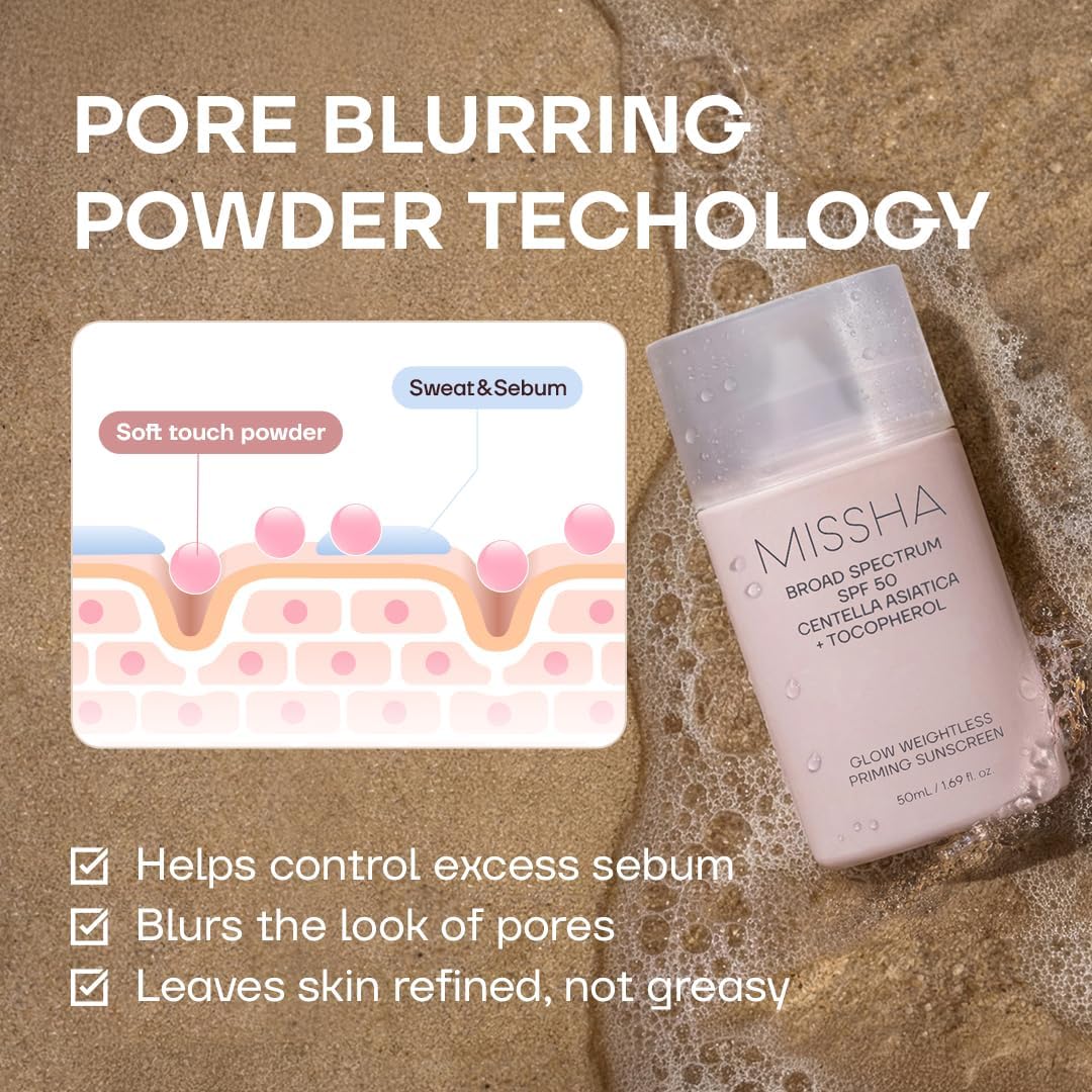 MISSHA application on hand blending easily for quick morning routines