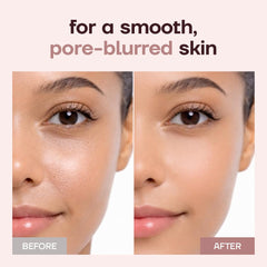 MISSHA swatch on hand demonstrating smoothing effect and hydration benefit