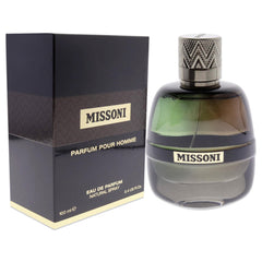 Missoni bottle spray action close-up illustrating even mist application benefit