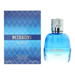 Missoni Missoni Wave Men front bottle view showing design and everyday freshness