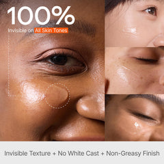 Mistine close-up clear gel texture highlighting fast absorption and matte feel