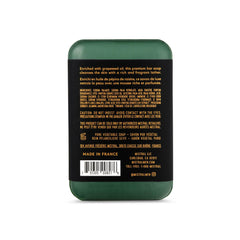 Mistral soap texture close-up highlighting triple-milled smooth surface and durability