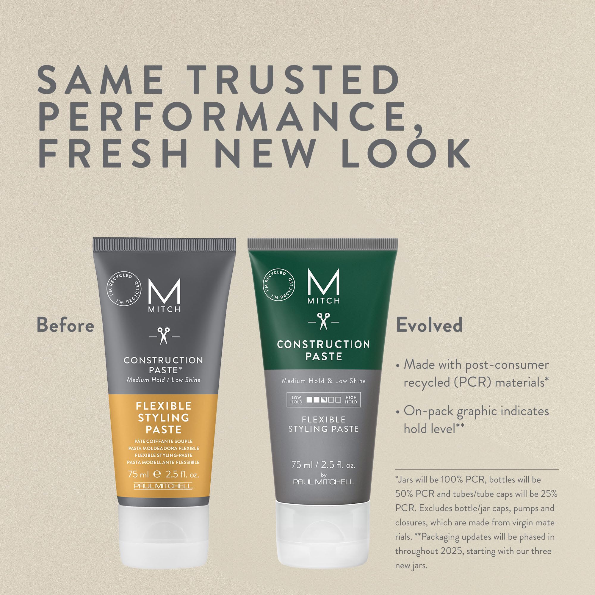 MITCH paste texture close-up highlighting pliable mesh-like consistency