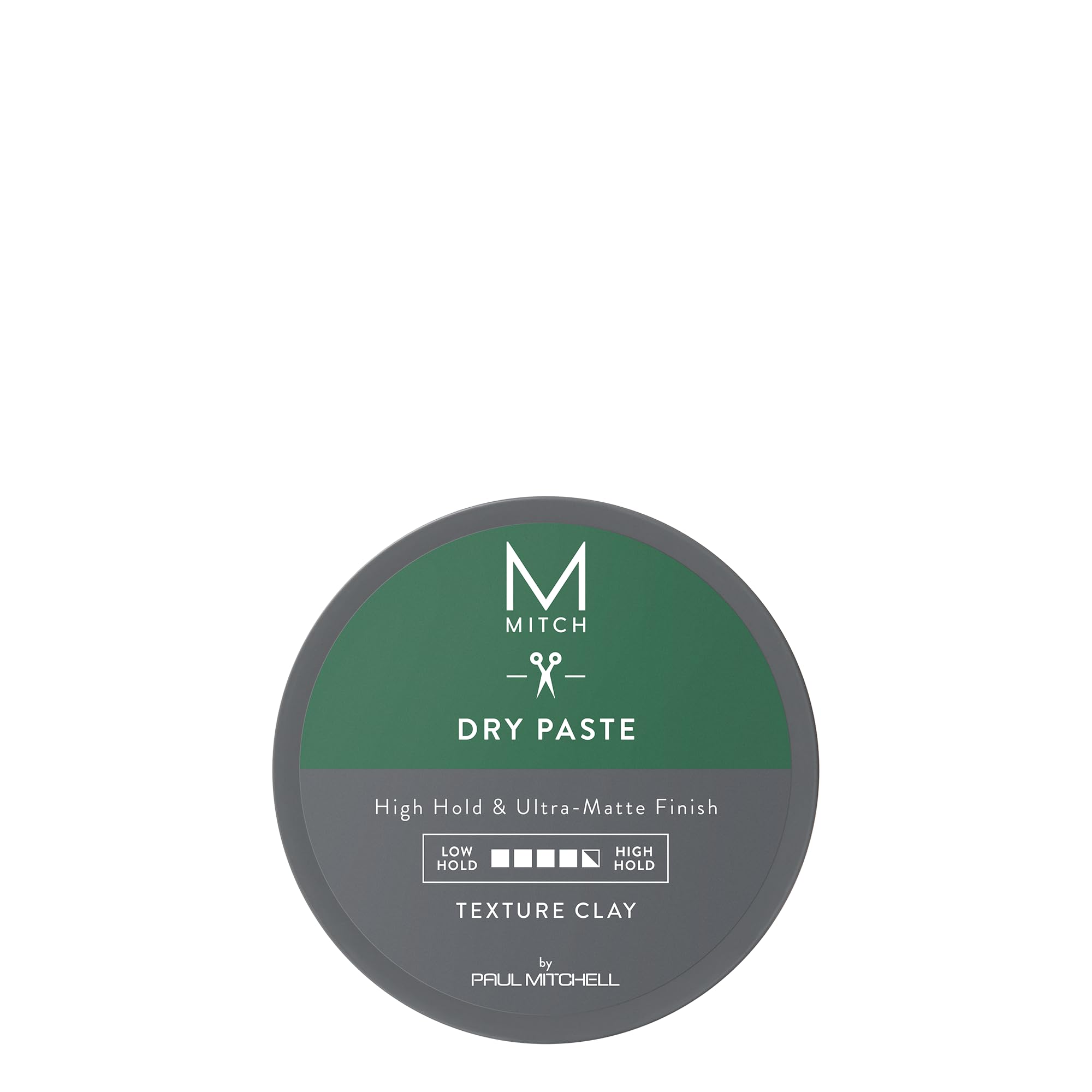 MITCH dry paste front packaging showing jar and label, clear product identity and benefit