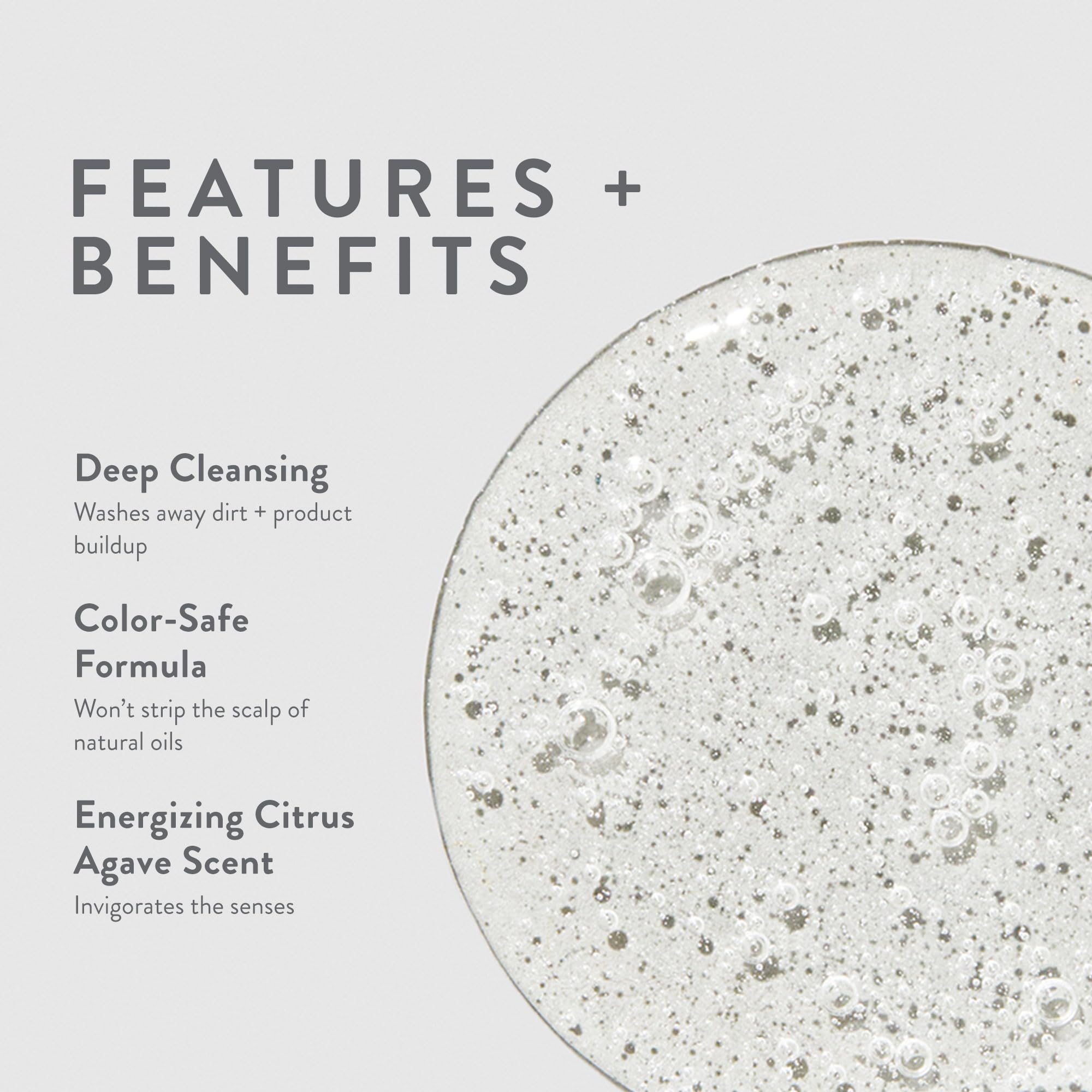 MITCH foamy lather texture close-up demonstrating cleansing power