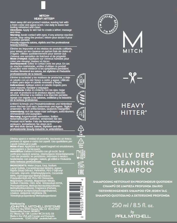 MITCH on shower shelf in lifestyle scene showing daily routine benefit