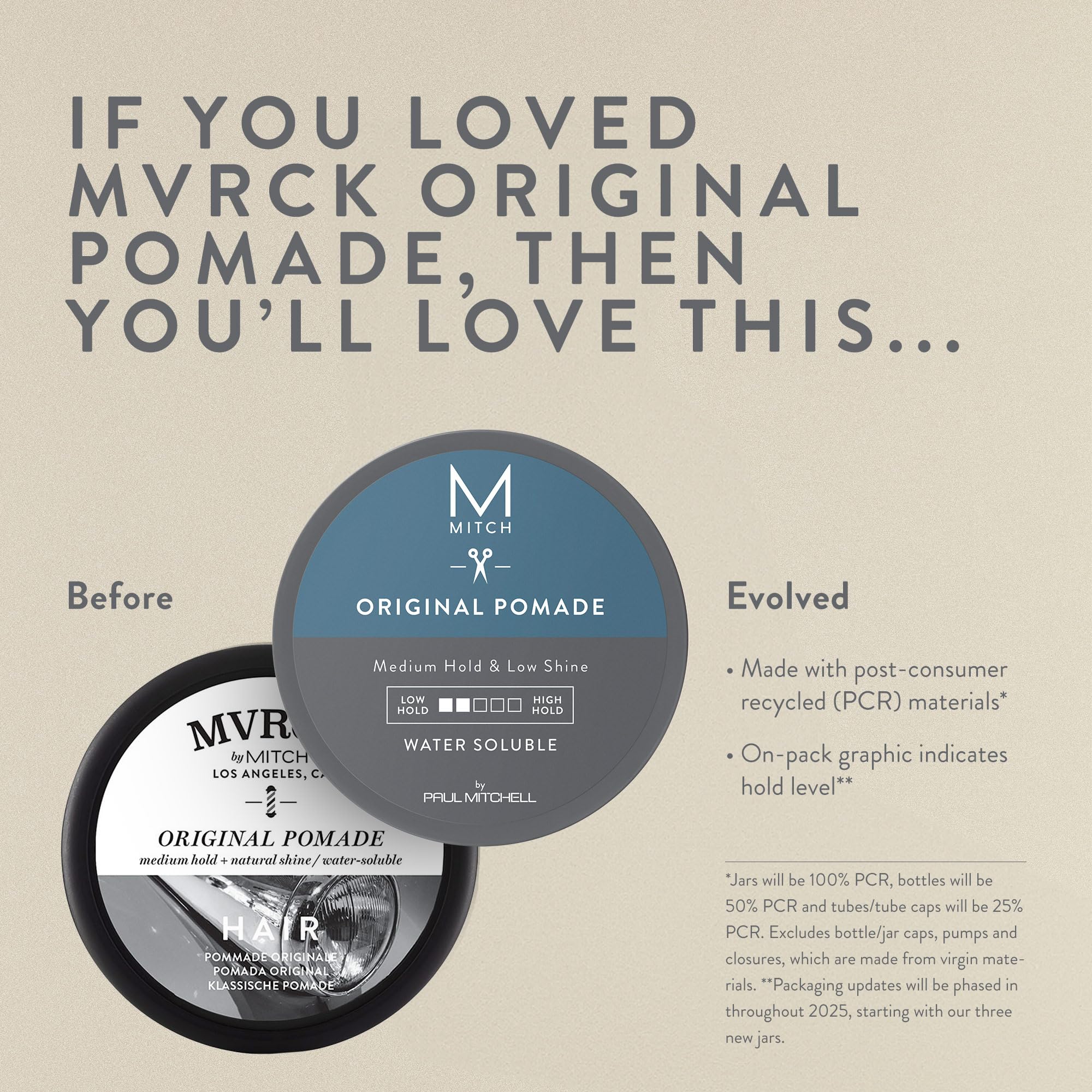 MITCH open jar texture close-up showing smooth pomade for easy styling