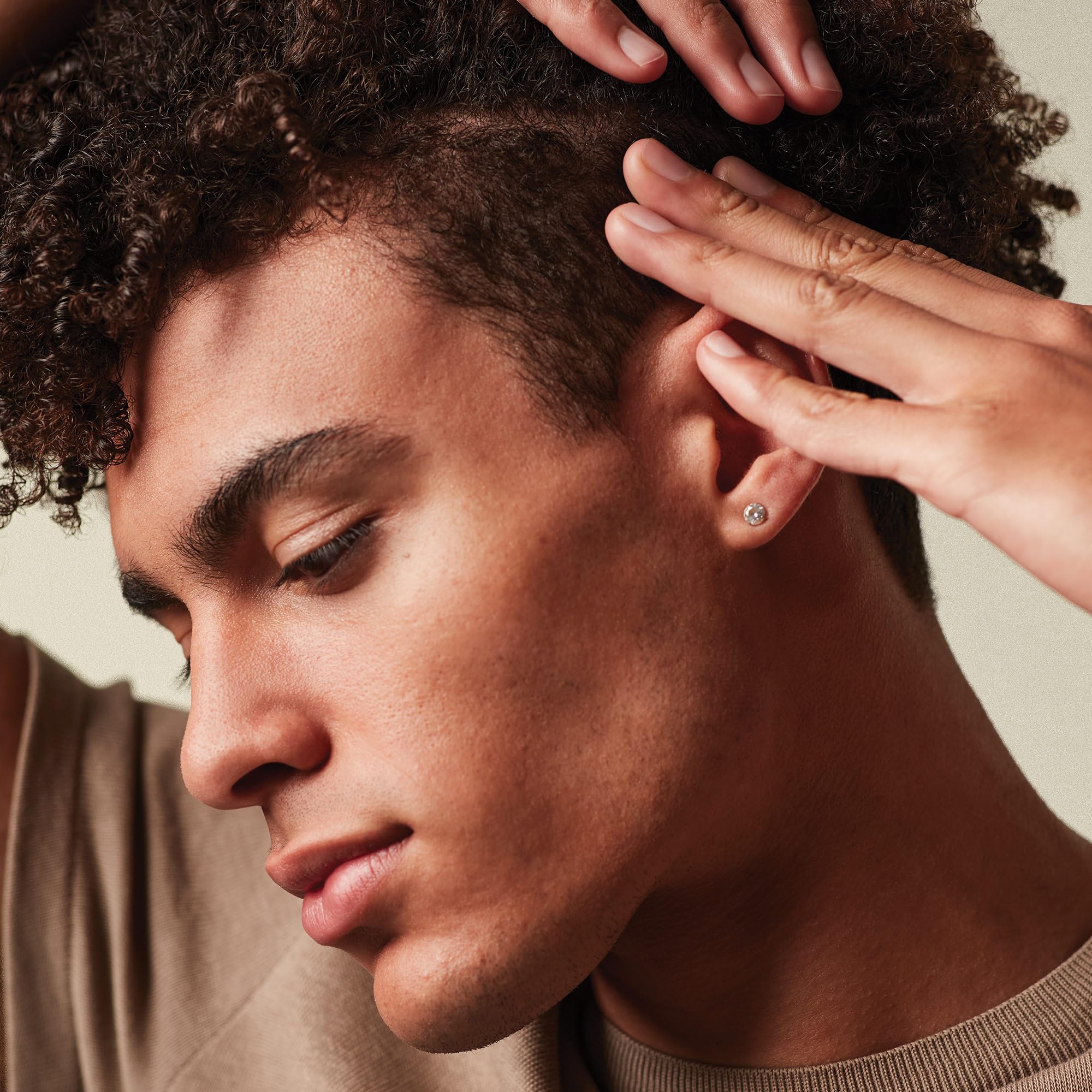 MITCH styled hair side profile showcasing low-shine finish and control