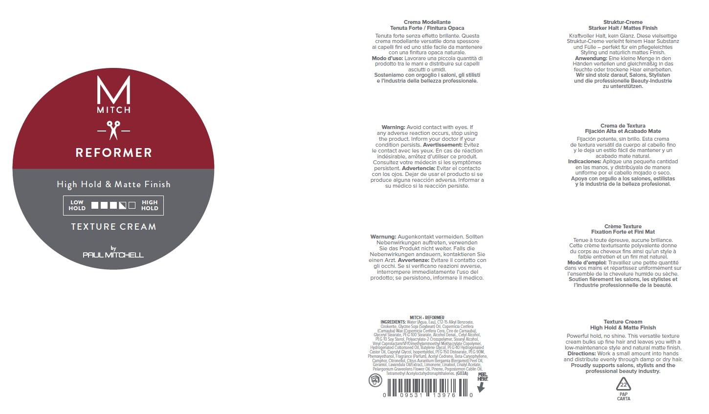 MITCH recycled packaging graphic emphasizing PCR materials and environmental benefit