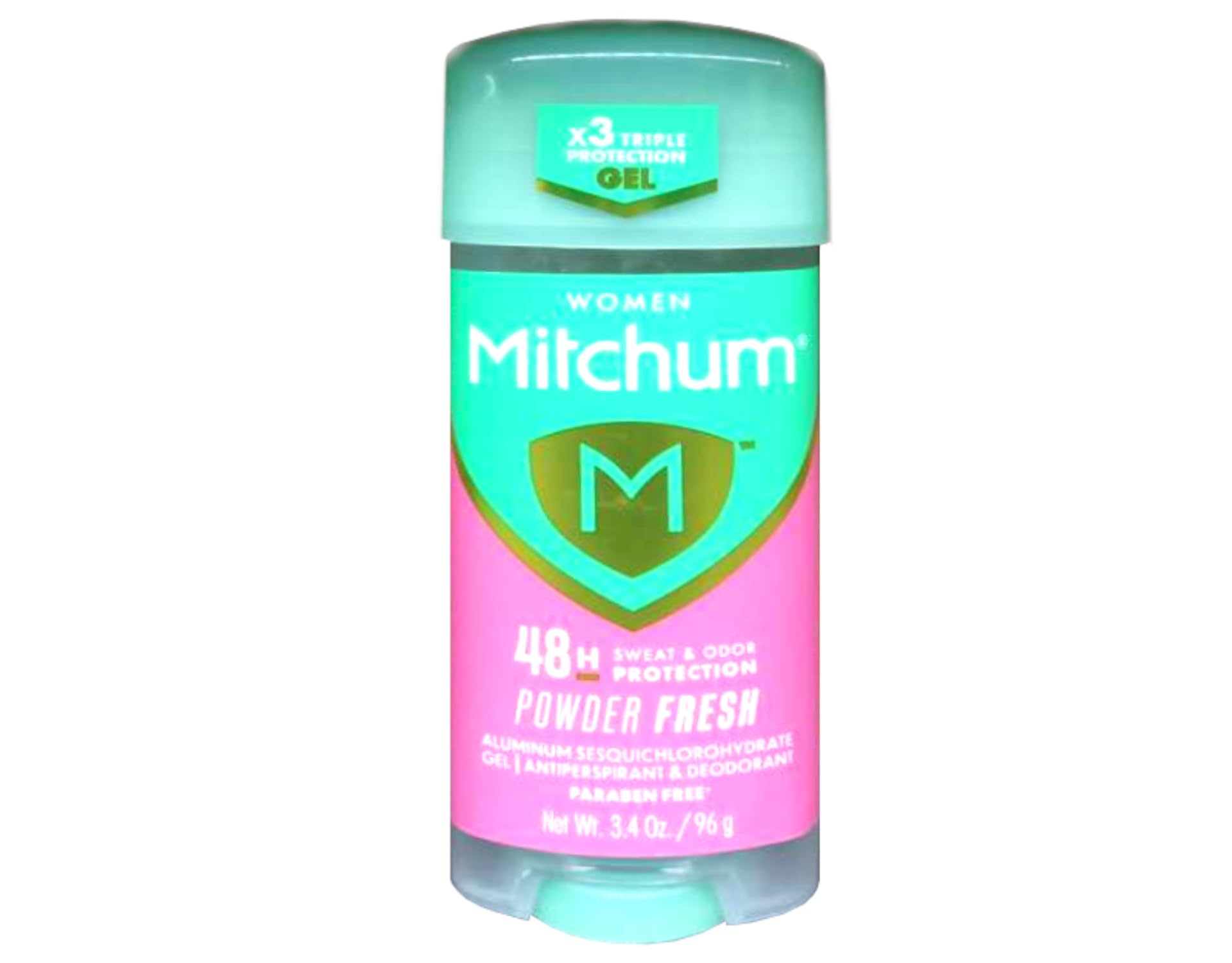 Mitchum close-up gel texture illustrating quick-dry, low-residue benefit