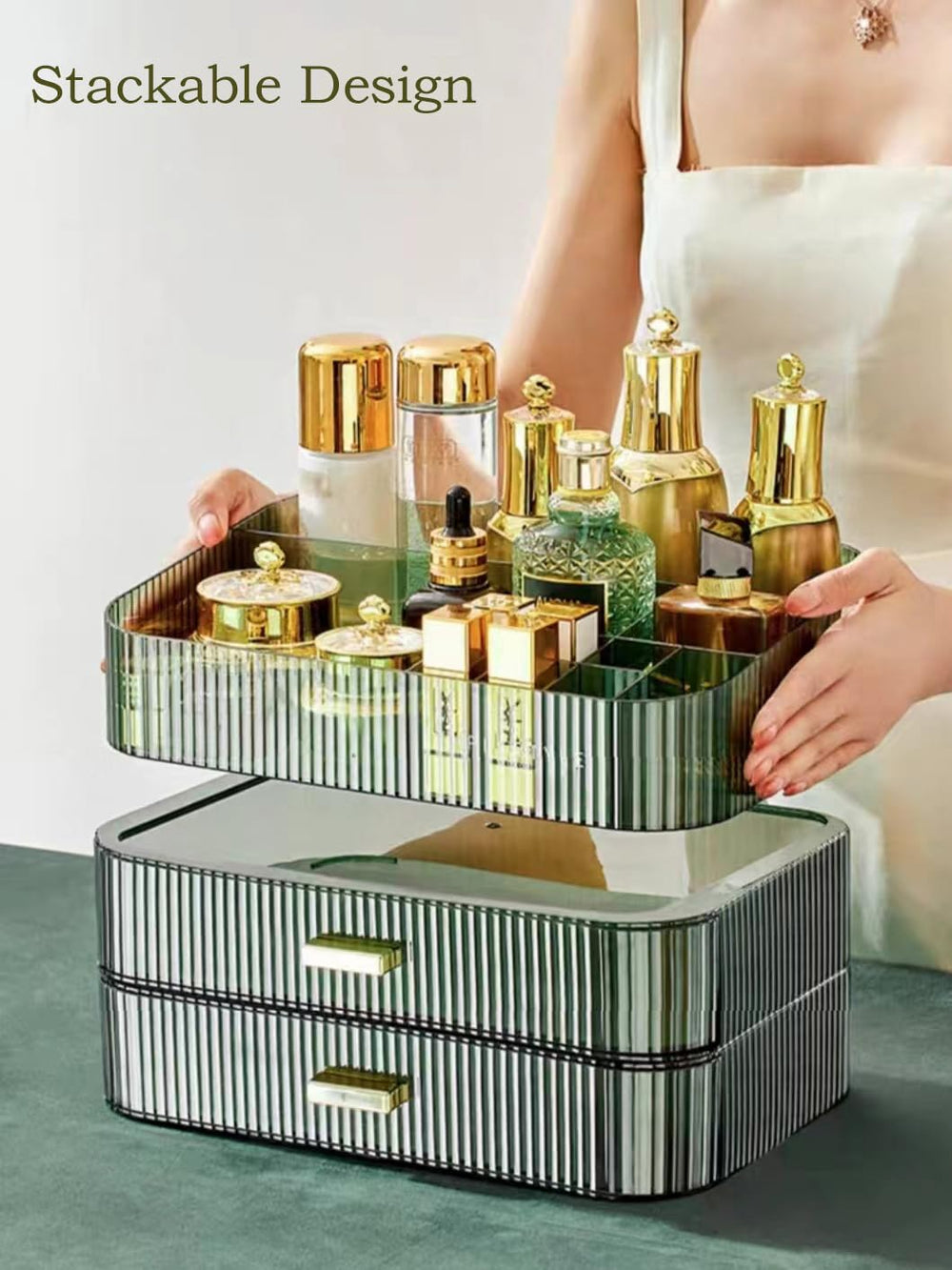 MIUOPUR multiple modules stacked to maximize vertical storage space