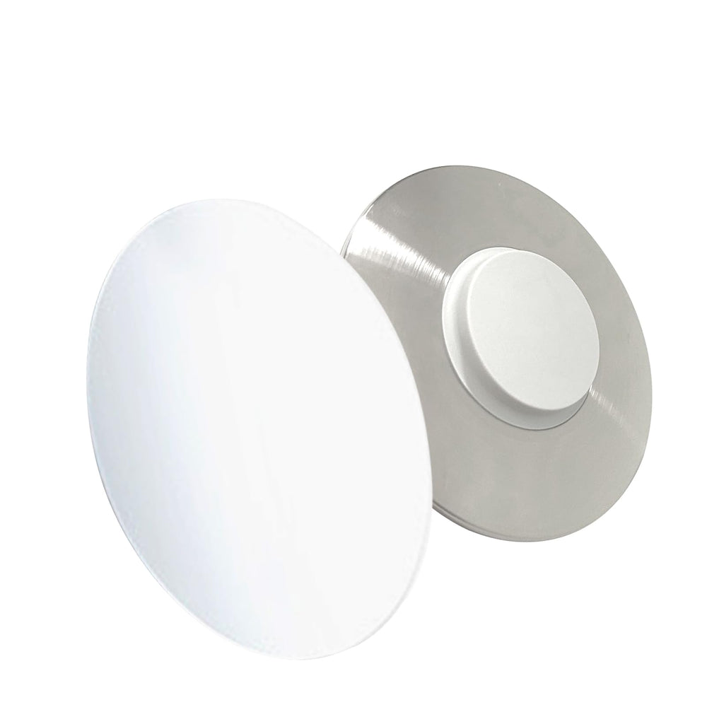 Miusco 10X front view showing crisp magnifying surface and compact size