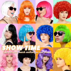 MIUSKATL bob wig close-up revealing smooth bangs and instant chic look for cosplay