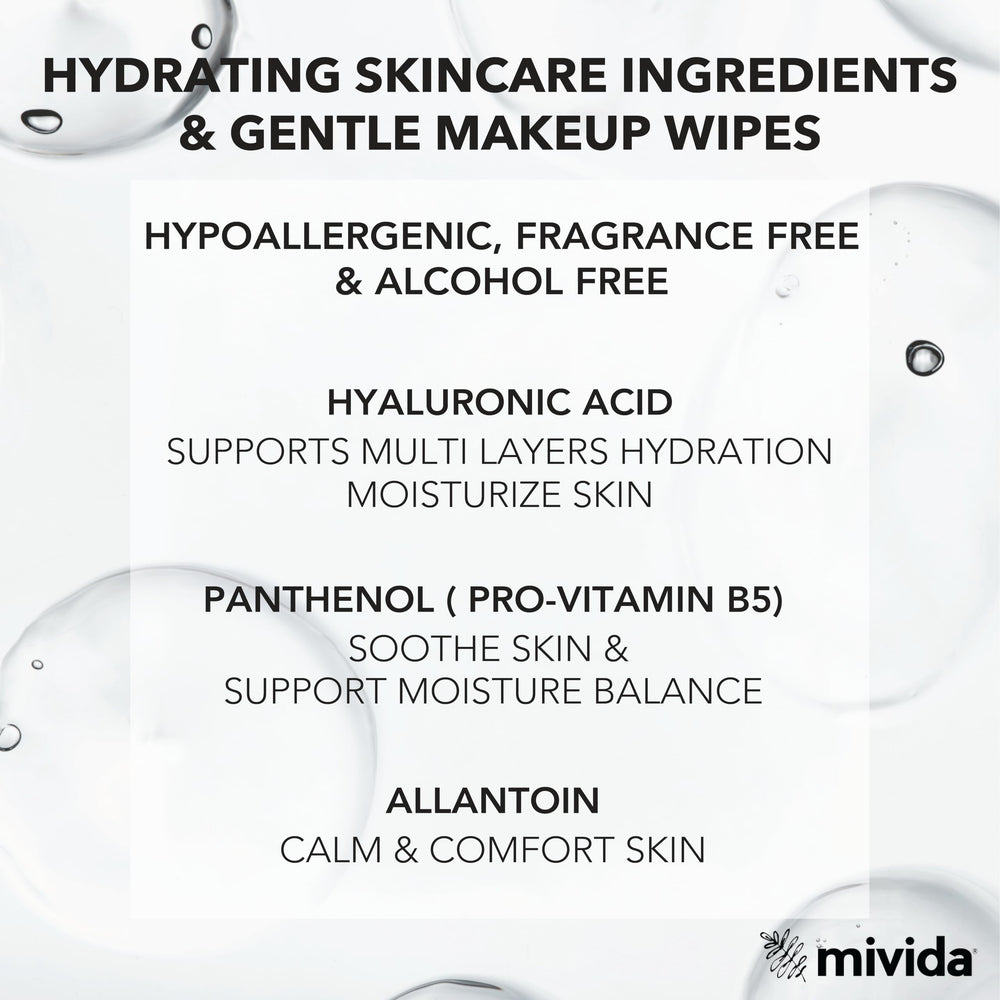 mivida wipe fabric close-up showing soft plant-based texture and gentle cleanse