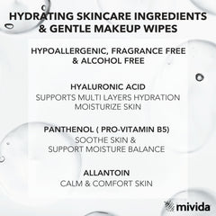 mivida wipe fabric close-up showing soft plant-based texture and gentle cleanse