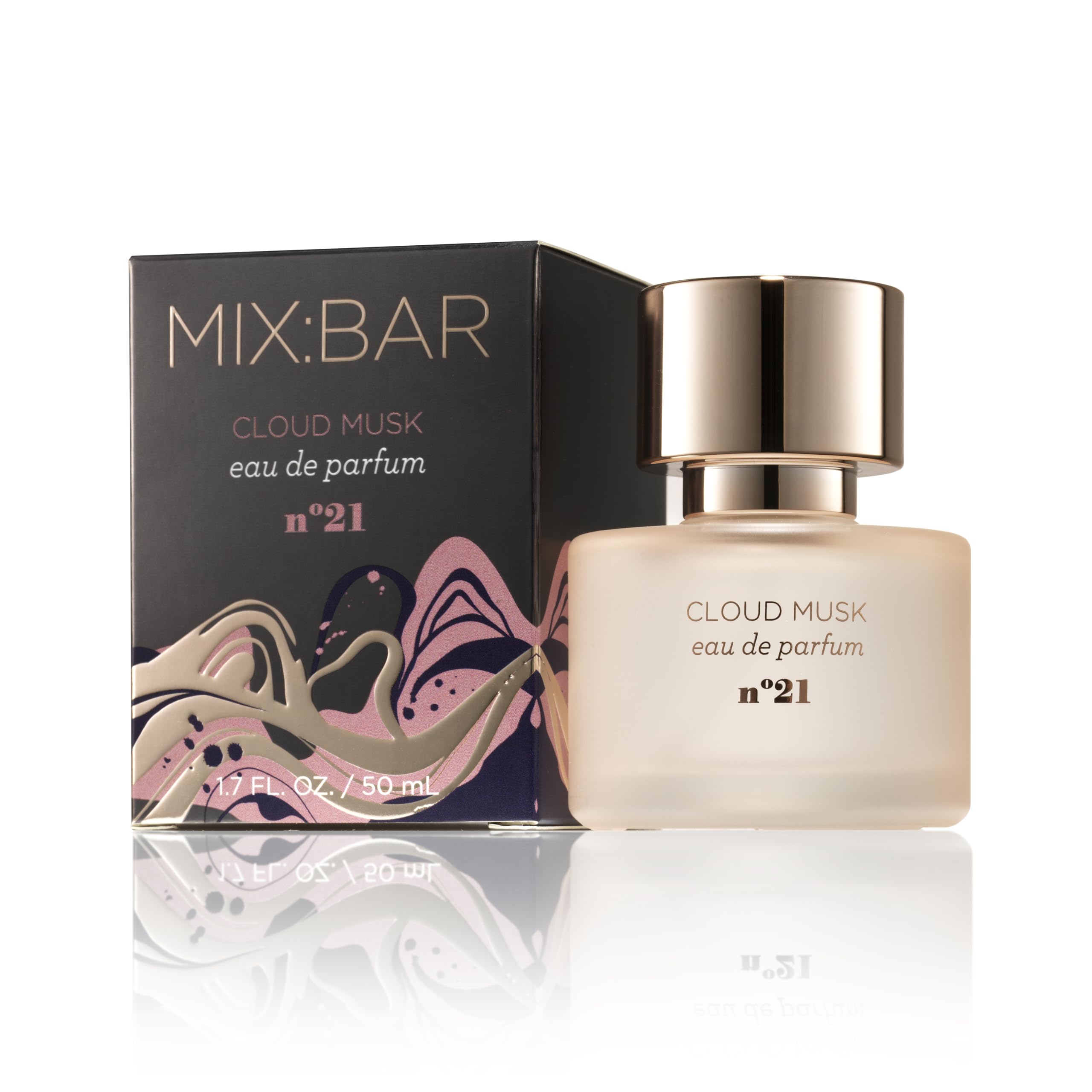 MIX:BAR bottle front view showing label and elegant design for easy identification
